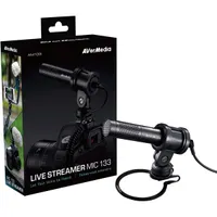 Avermedia 40AAAM133AR4 AM133 live streamer mikrofon fekete USB 3,5 mm #6