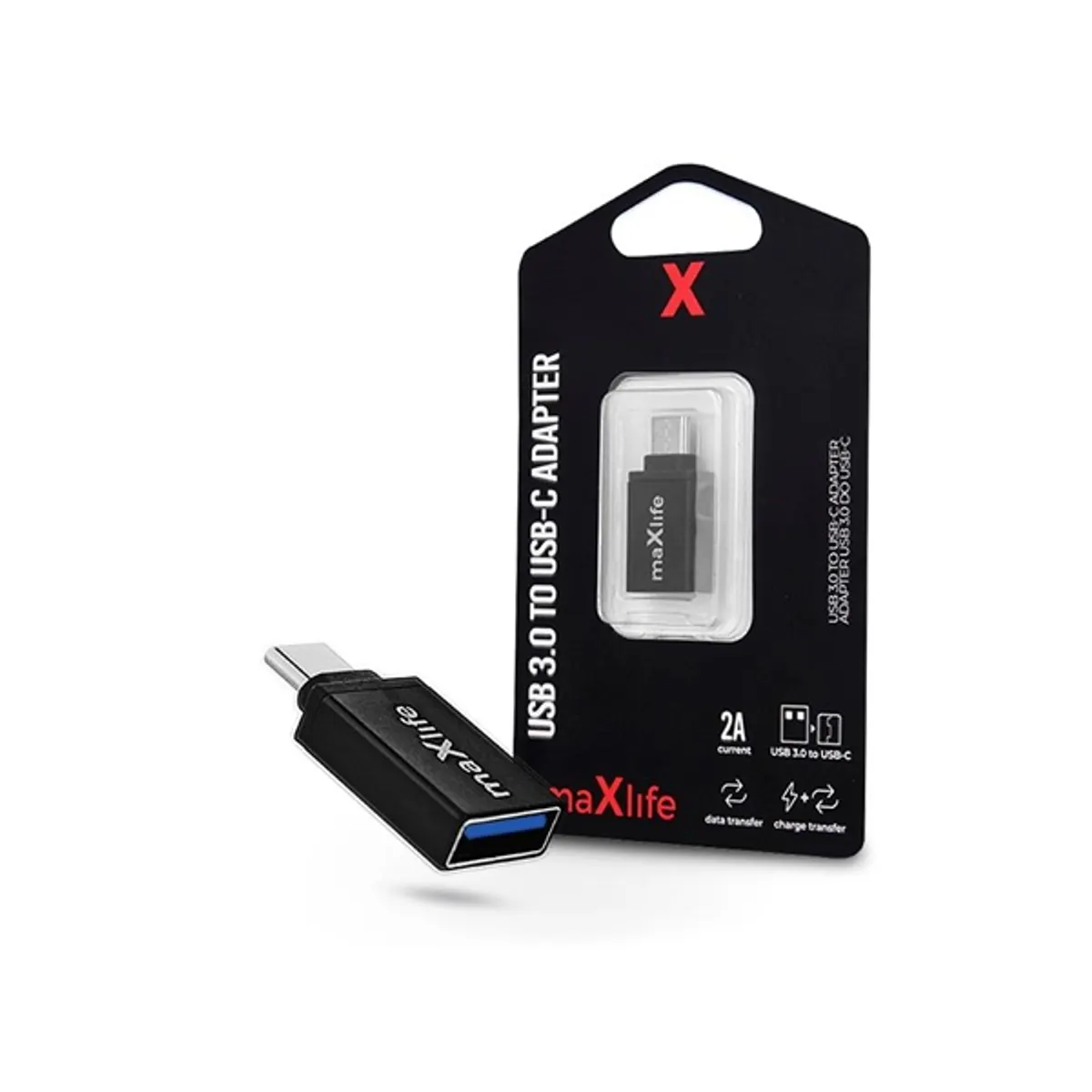 Haffner TF-0130 usb 3.0-hoz usb-c adapter fekete #1