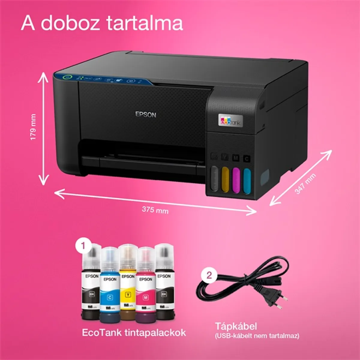 EPSON C11CJ67435 EcoTank L3271 multifunkciós tintasugaras WiFi #4