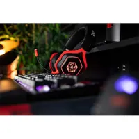 KONIX KX-DND-GH-R20-PC Dungeons Dragons D20 7.1 10-10000 Hz Fekete #6