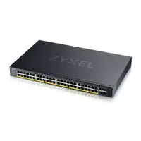 ZYXEL XGS1935-52HP-EU0101F XGS1935-52HP 48x Gigabit portok PoE 4x10G SFP uplink 375W PoE költségvetés 176 Gbit/s kapcsolási kapacitás 16000 MAC címtábla