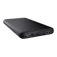 Trust 24678 Power Bank 10000 mAh USB-C 15W USB-A 12W 3 eszköz egyidejű töltés fekete