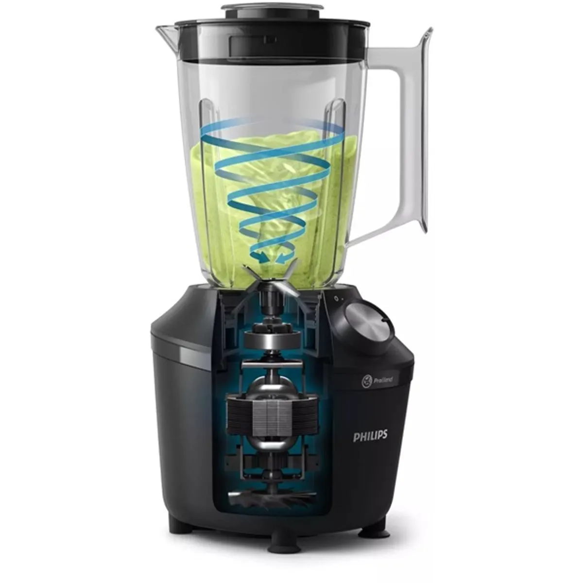 Philips HR2191/01 Series 3000 turmixgép 600 W 1,2 L fekete #2