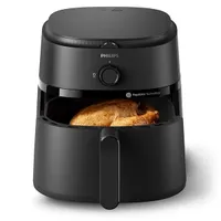 PHILIPS NA130/00 Forrólevegős sütő 6,2 l Fekete Kijelző Időzítő Kivehető edény Ellenőrzőablak #3