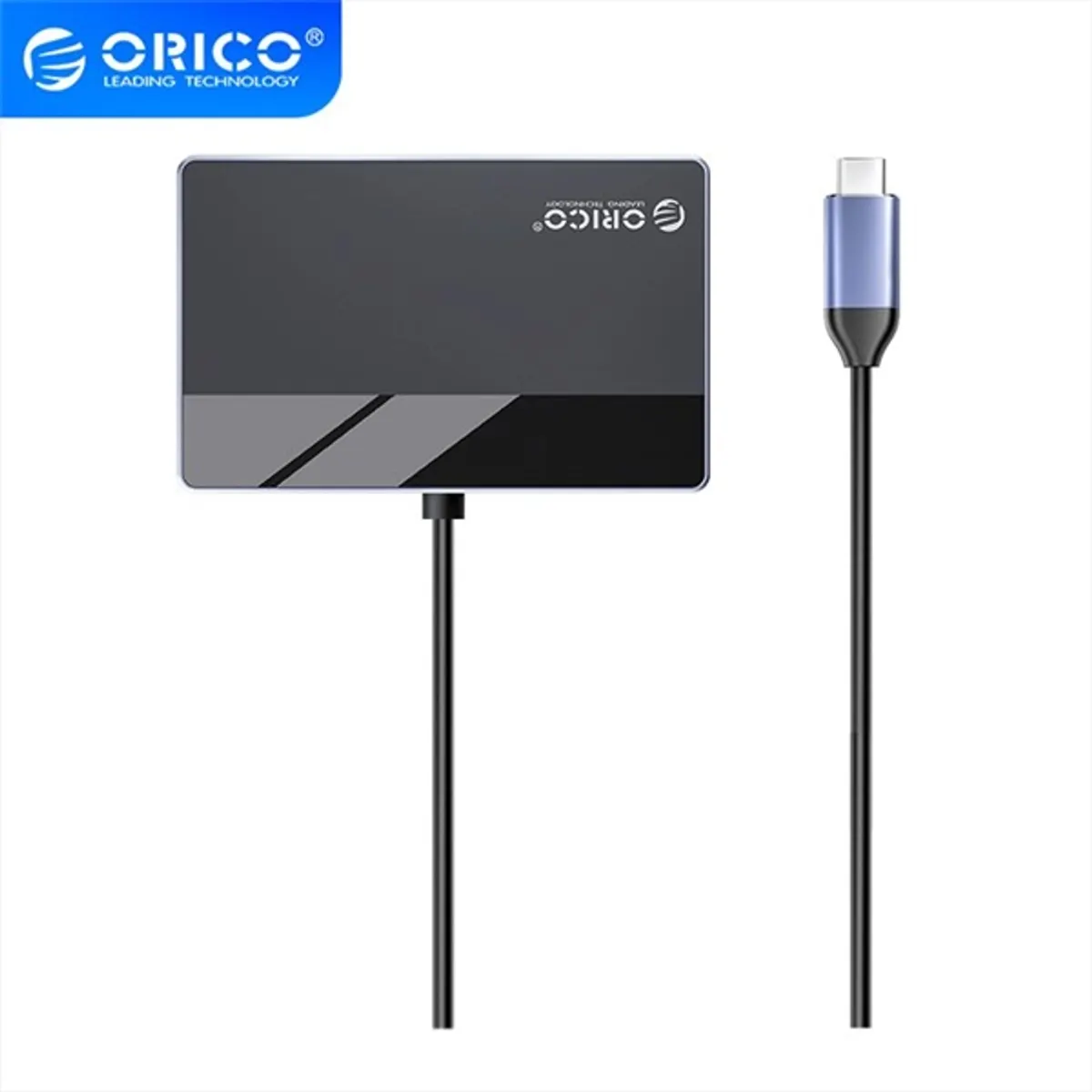 Orico ORICO-DM-7TS-BK-BP 7in1 type-c dokkoló hdmi vga usb 3.0 fejhallgató-csatlakozó usb-c #1