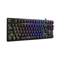 WHITE SHARK WS GK-1925 Spartan GK-1925 tenkeyless kék kapcsolók RGB USB 2.0 1.8 m fekete #2