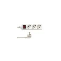 Emos P1322 hálózati elosztó 3 aljzat 2 m fehér kapcsolóval 2300 W 1 mm2
