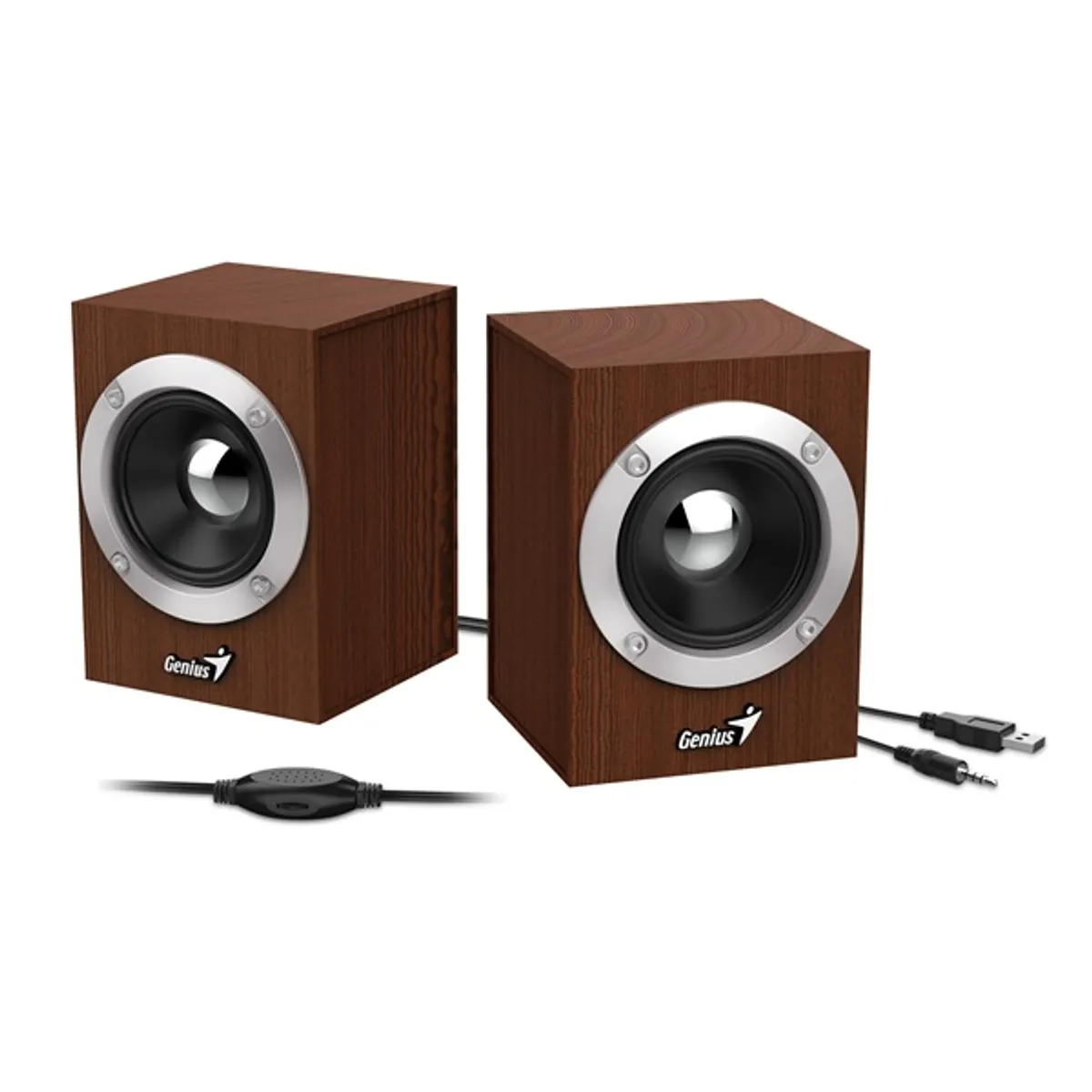 GENIUS 31730028400 SP-HF 280 Wood USB hangszóró 6W 4 ohm 3,5mm #1