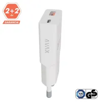 AVAX CH641W NANO SLIM 30W USB-C PD3.0 és USB-A QC3.0 fehér #6