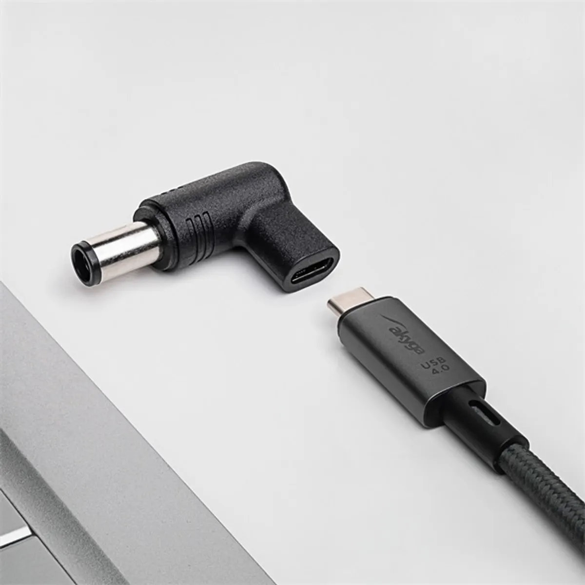 AKYGA AK-ND-C07 usb-c 7,4x5,0 mm laptop adapter átalakító fekete #3