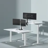 SBOX LCD-352-2-2 duál asztali monitortartó konzol 17"-32" 9 kg monitoronként kábelrendezés VESA 75x75 100x100 dönthető forgatható #8