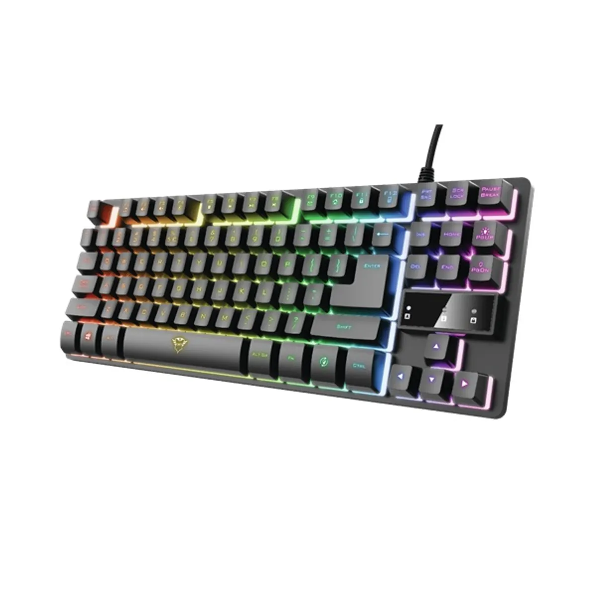 TRUST 24292 GXT 833 Thado TKL 87 billentyű RGB LED USB 2.0 magyar #1