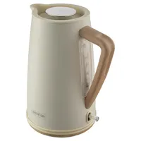 SENCOR 41015889 vízforraló acél 1,7 L 2250 W 360 fokban elforgatható rejtett fűtőszál automatikus kikapcsolás túlmelegedés védelem vízkő szűrő