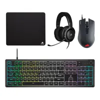 CORSAIR CH-9226F65-NA K55 CORE RGB US kiosztás USB 4in1 gamer csomag