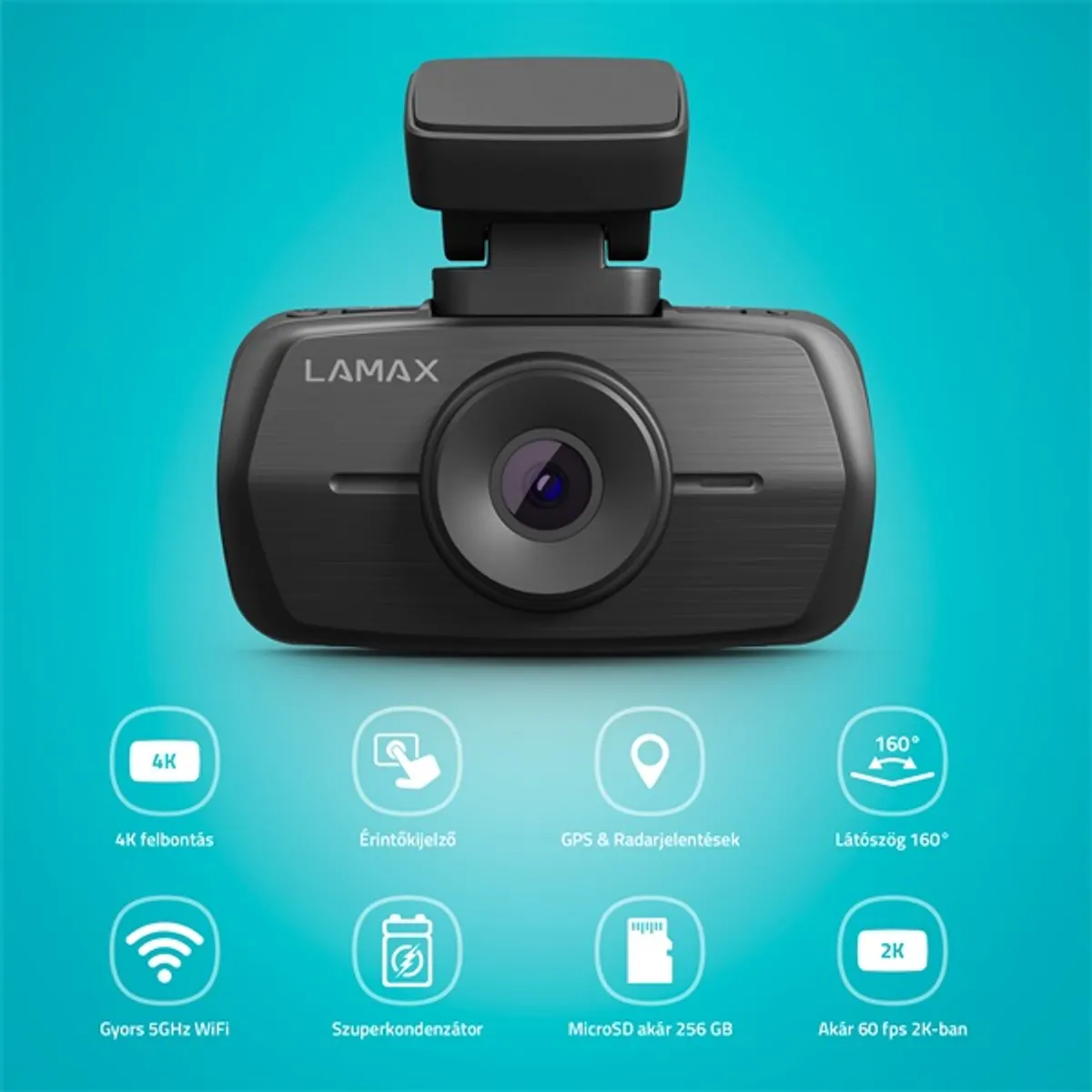LAMAX LXCDMC11G4KBA c11 gps 4k autós kamera h265 5 ghz wifi #4