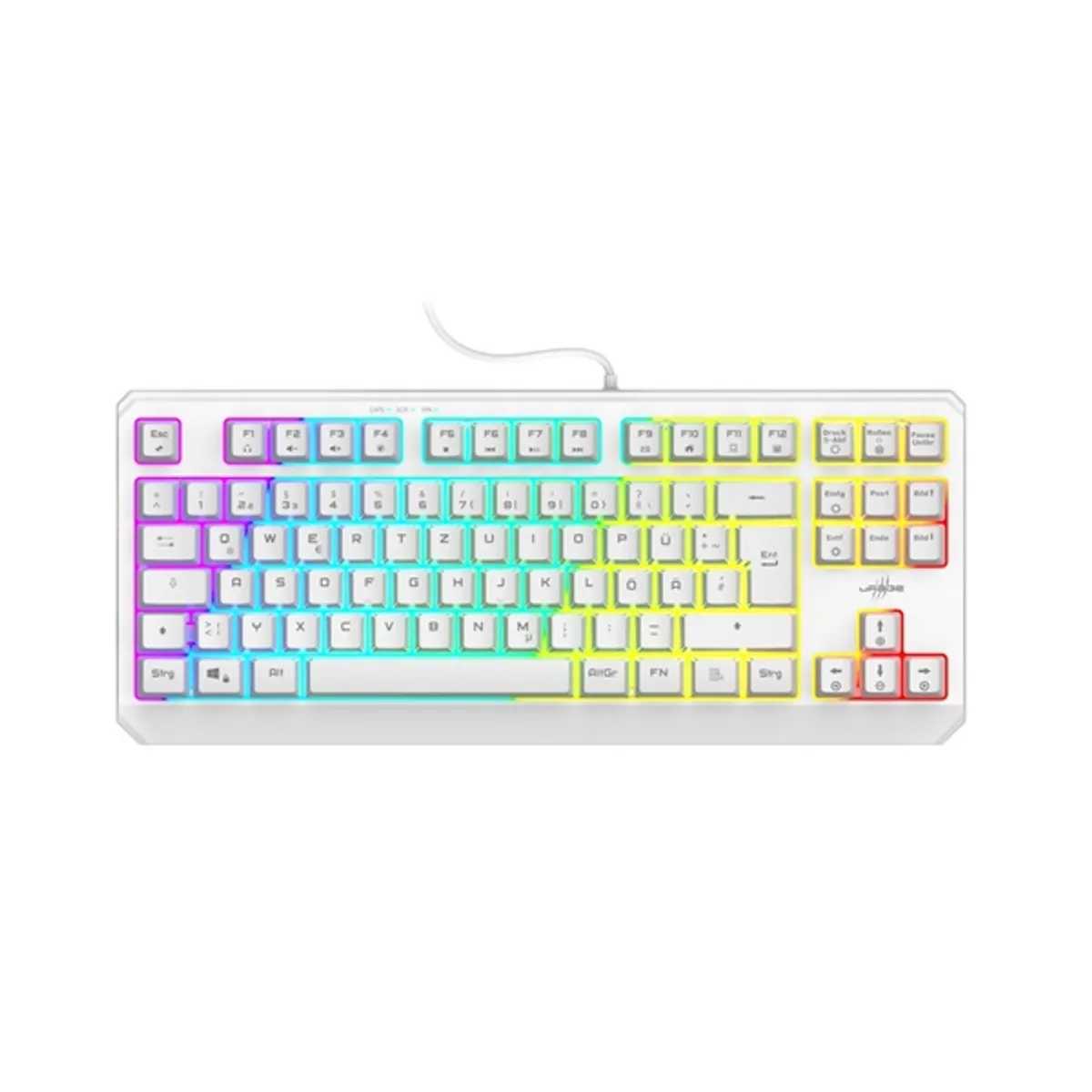 URAGE 13217819 EXODUS 220TKL rgb fehér usb membrán anti-ghosting 180 cm #1