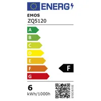EMOS ZQ5120 LED fényforrás A60 E27 6W 470lm 2700K #2