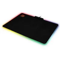 Thermaltake MP-DCM-RGBSMS-01 Draconem RGB Cloth Edition Egérpad 355x255x4 mm fekete gumi RGB világítás csúszásgátló