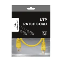 Gembird PP12-0.5M-Y Patch kábel CAT5e UTP 0,5 m sárga RJ45-RJ45 #2