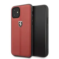Ferrari FEHDEHCN65RE védőtok piros függőlegesen csíkozott iPhone 11 Pro Max 6,5"
