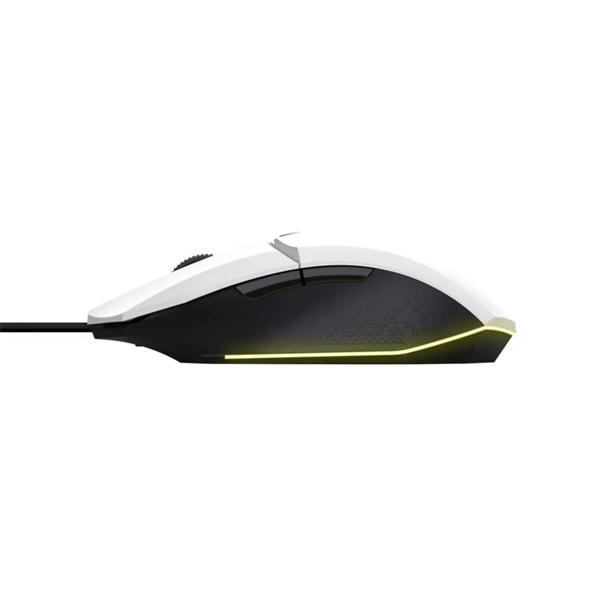 Trust 25066 GXT109W Felox fehér dpi 200-6400 6 gomb programozható rgb usb 2.0 vezetékes 150 cm #8