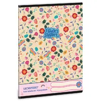 ARS UNA 50842605 Leckefüzet Flower Power A5 38 lapos vonalas mintás