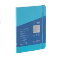 Fabriano 19621111 Ecoqua Plus A5 80 lapos türkiz kockás notesz