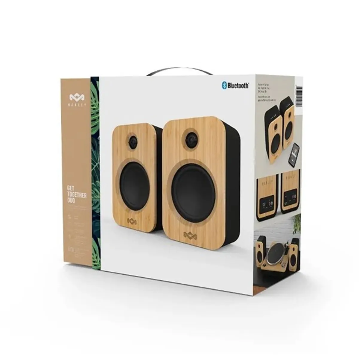 MARLEY EM-JA019-SB Get Together Duo Bluetooth hangszóró bambusz fekete 5200 mAh 20 óra #3