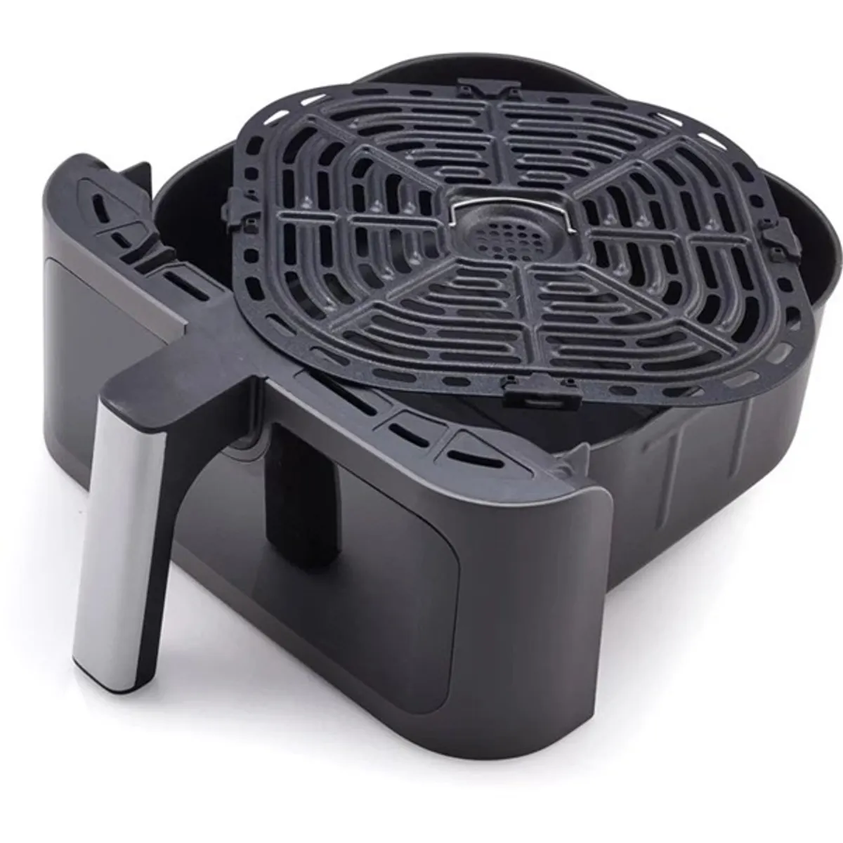 Hisense 744031 HAF1800D fekete 5,7 L 1850 W 33,5 cm x 30,4 cm x 38,2 cm kivehető edény időzítő ellenőrzőablak #4