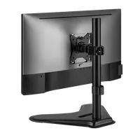 SBOX SBOX LCD-F012-2 monitor konzol 17"-32" 75x75;100x100 9 kg 1 db forgatható, dönthető, billenthető, kábelrendező, acél, műanyag, fekete #7