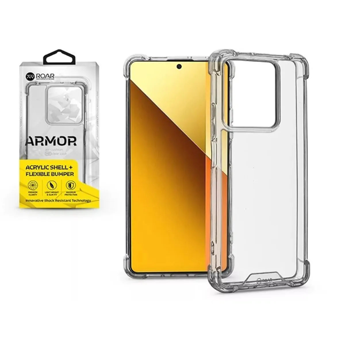 Roar KC294228 Armor gel átlátszó szilikon hátlap Redmi Note 13 5G Xiaomi #1