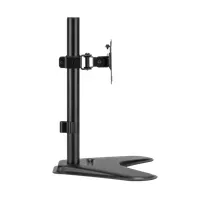 SBOX SBOX LCD-F012-2 monitor konzol 17"-32" 75x75;100x100 9 kg 1 db forgatható, dönthető, billenthető, kábelrendező, acél, műanyag, fekete #4