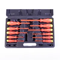 IRIS TOOLS SD-011-022 szigetelt csavarhúzó készlet 11 darabos PH és PZ fejű #4