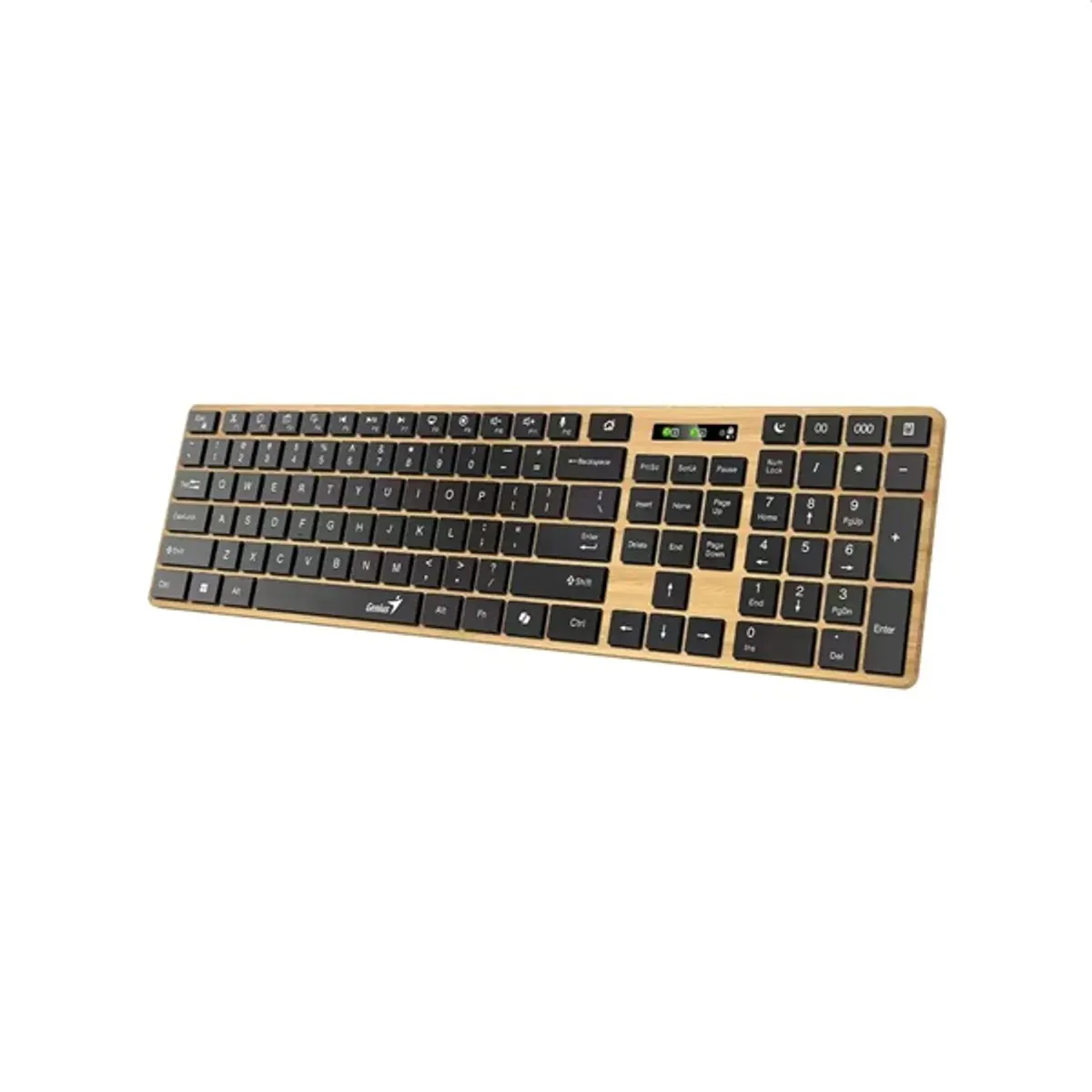 Genius 31320004404 vezeték nélküli billentyűzet fa kivitel magyar nyelv RF Bluetooth USB 10 m numerikus billentyűzet #5