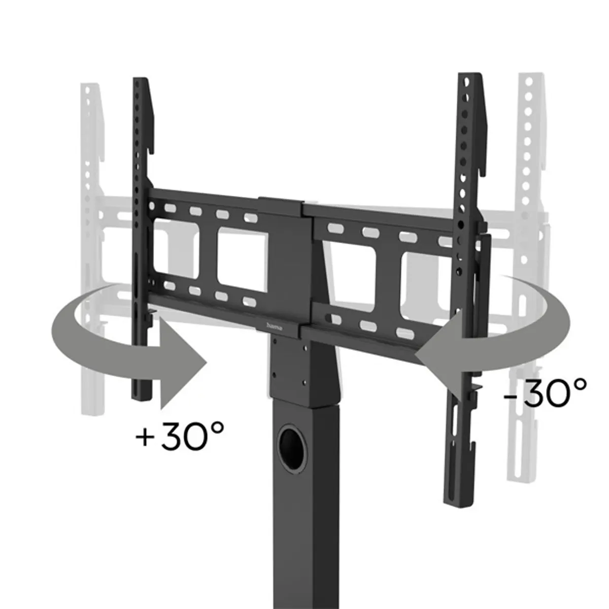 HAMA 00220867 Tv-állvány forgatható állítható magasság 32"-65" max 40 kg VESA kompatibilis kábelrendező fekete #4
