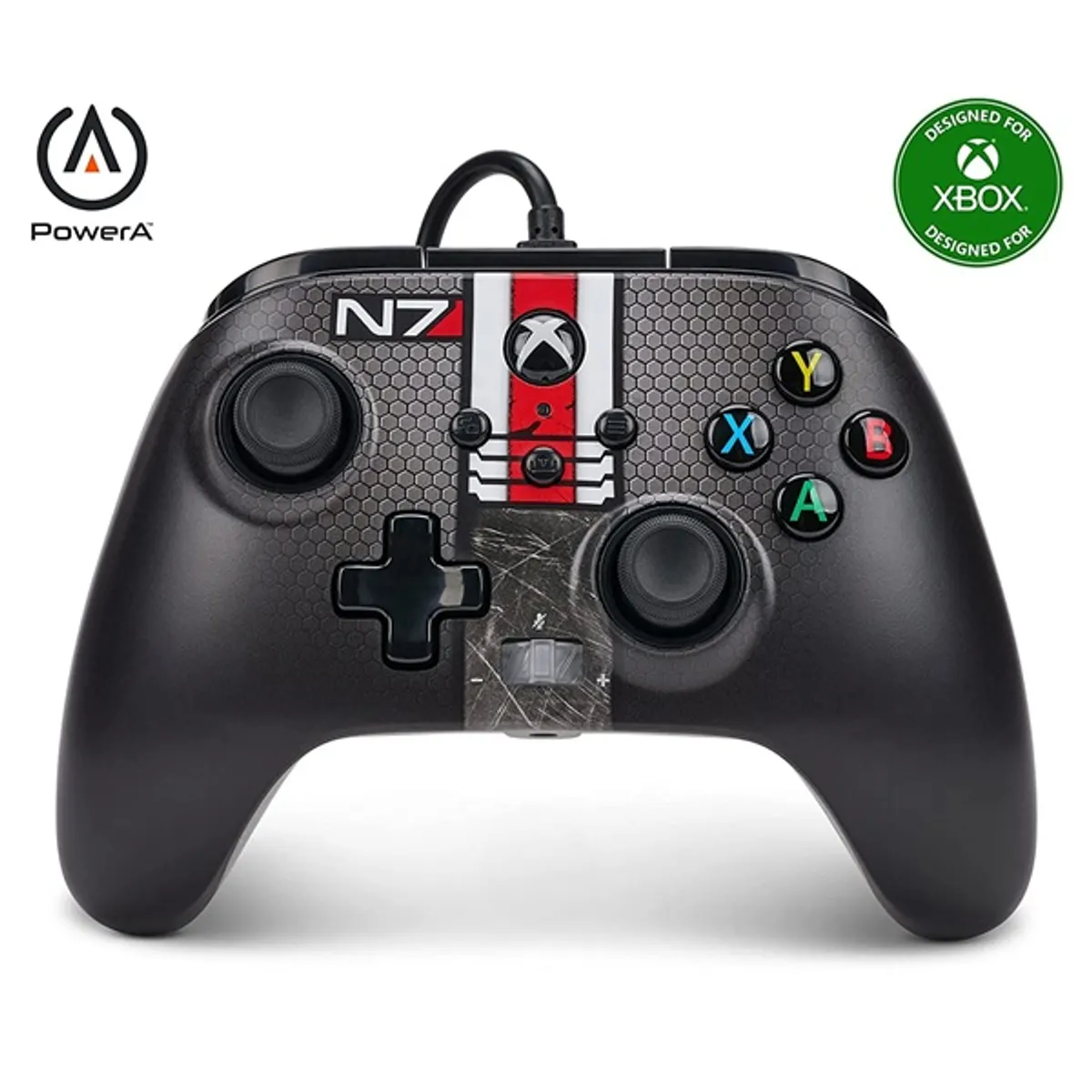 PowerA 1524523-01 Enhanced wired controller fekete piros fehér Xbox Series X és S PC Xbox One #1