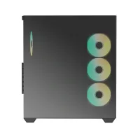 RAIDMAX I800CBF i800 Chrome fekete ATX USB 3.0 4x beépített ventilátor edzett üveg #3