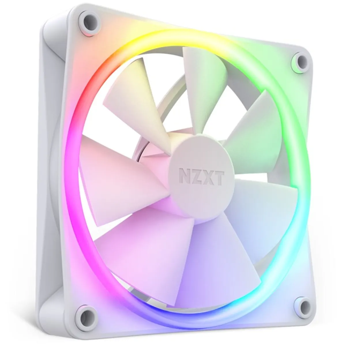 NZXT RF-R12SF-W1 F120 RGB ventilátor 120 mm fehér PWM #1