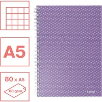 Esselte 628469 Colour Breeze spirálfüzet A5 kockás 80 lap FSC levendula #2