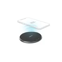 Hama 00201683 QI-FC10 10W vezeték nélküli töltő fekete LED jelzőfény univerzális kompatibilitás Micro USB #2