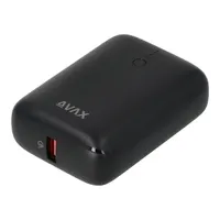 AVAX PB105B Mini 10000mAh Type-C PD 20W USB-A 22.5W fekete #2