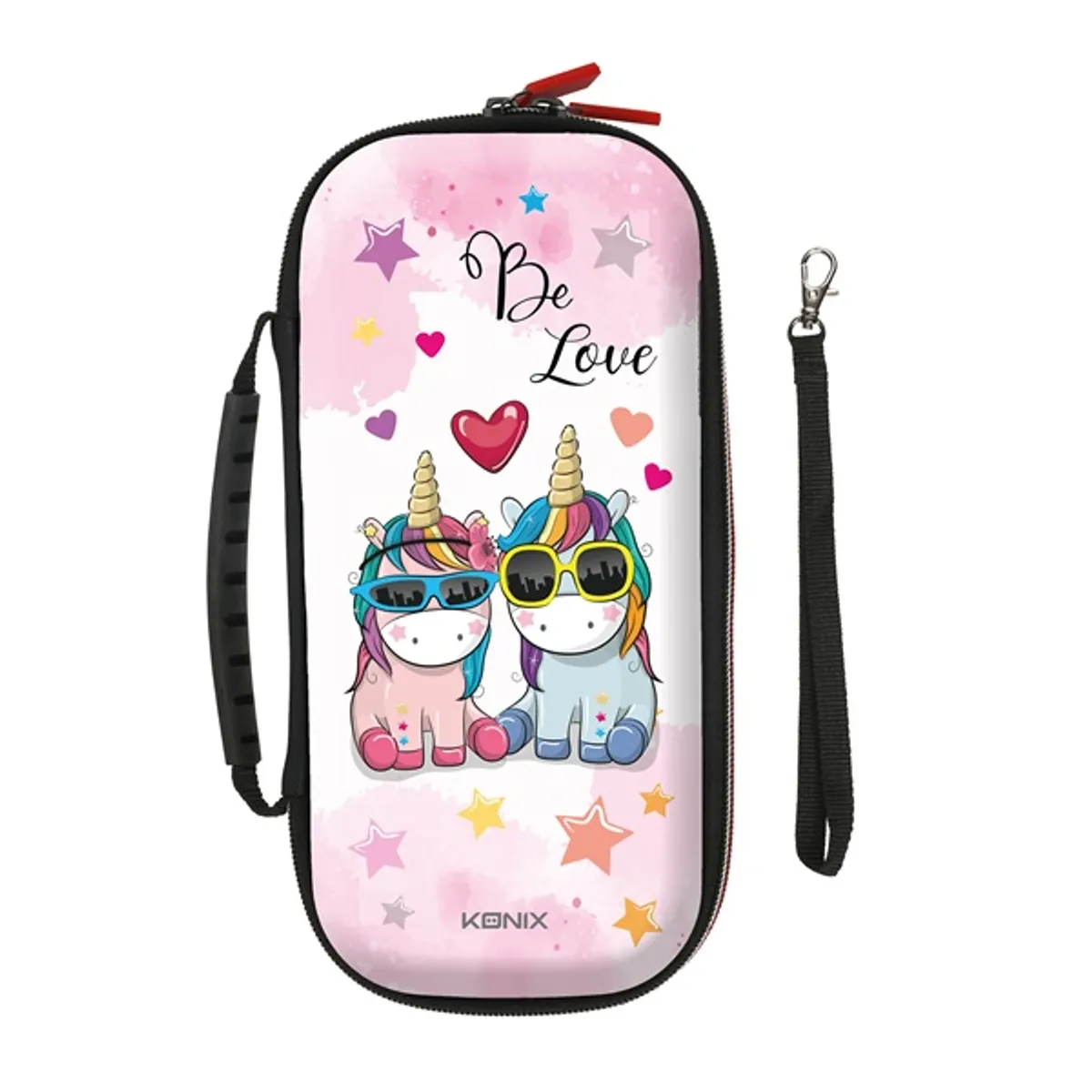 Konix KX-BP-UNIK-LOVE Unik Be Love tok Switch és Switch Lite kompatibilis 8 tárolórekesz dupla nyitás #2