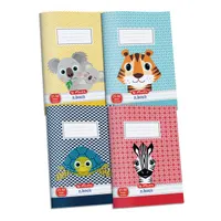 Herlitz 09092214 x.book Cute Animals A5 32 oldal vonalas füzet