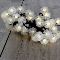 IRIS 315-05 zúzmara alakú 3 cm fényfüzér meleg fehér 50 LED napelemes IPX3 9m #3