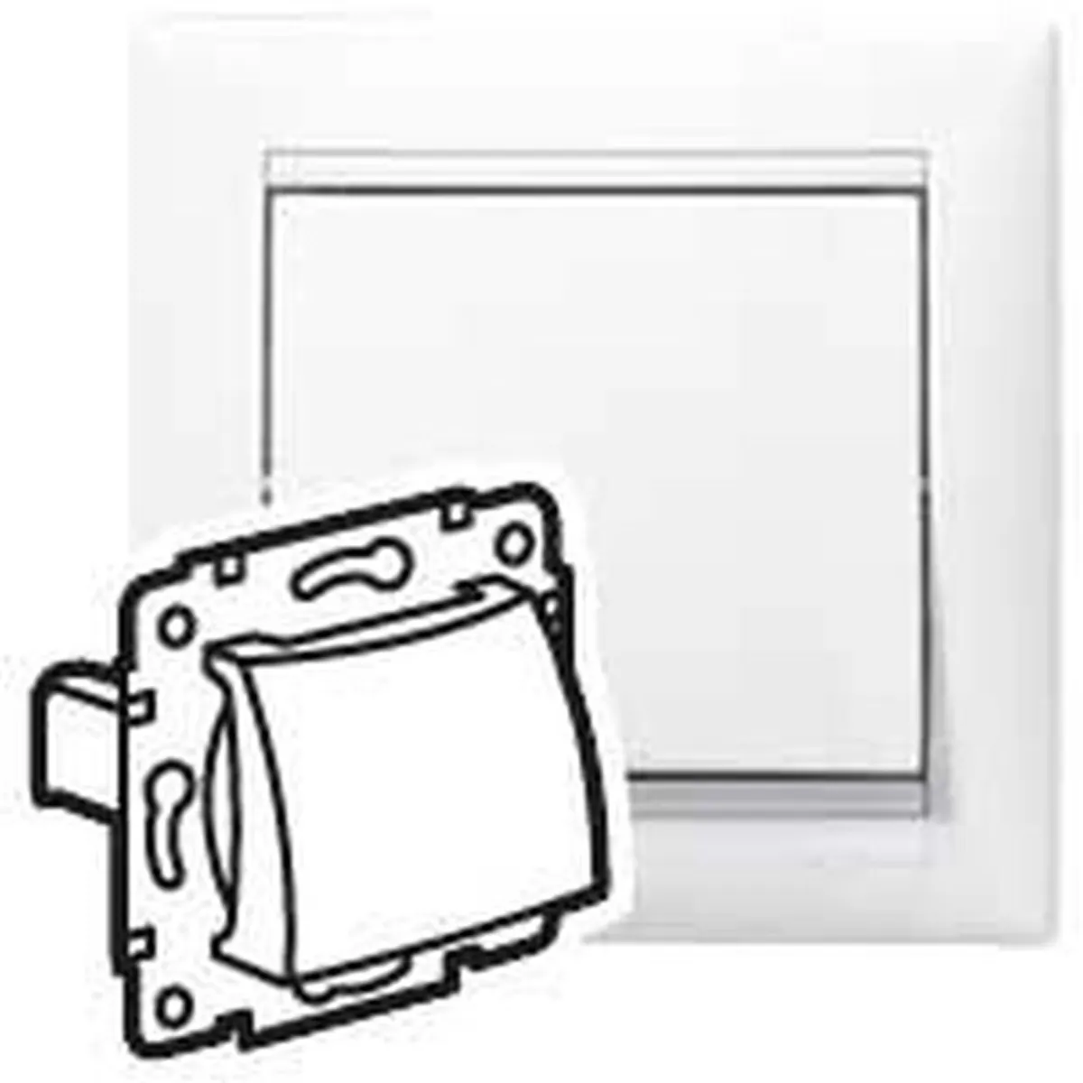 Legrand 774447 Valena fehér kábelkivezető #2