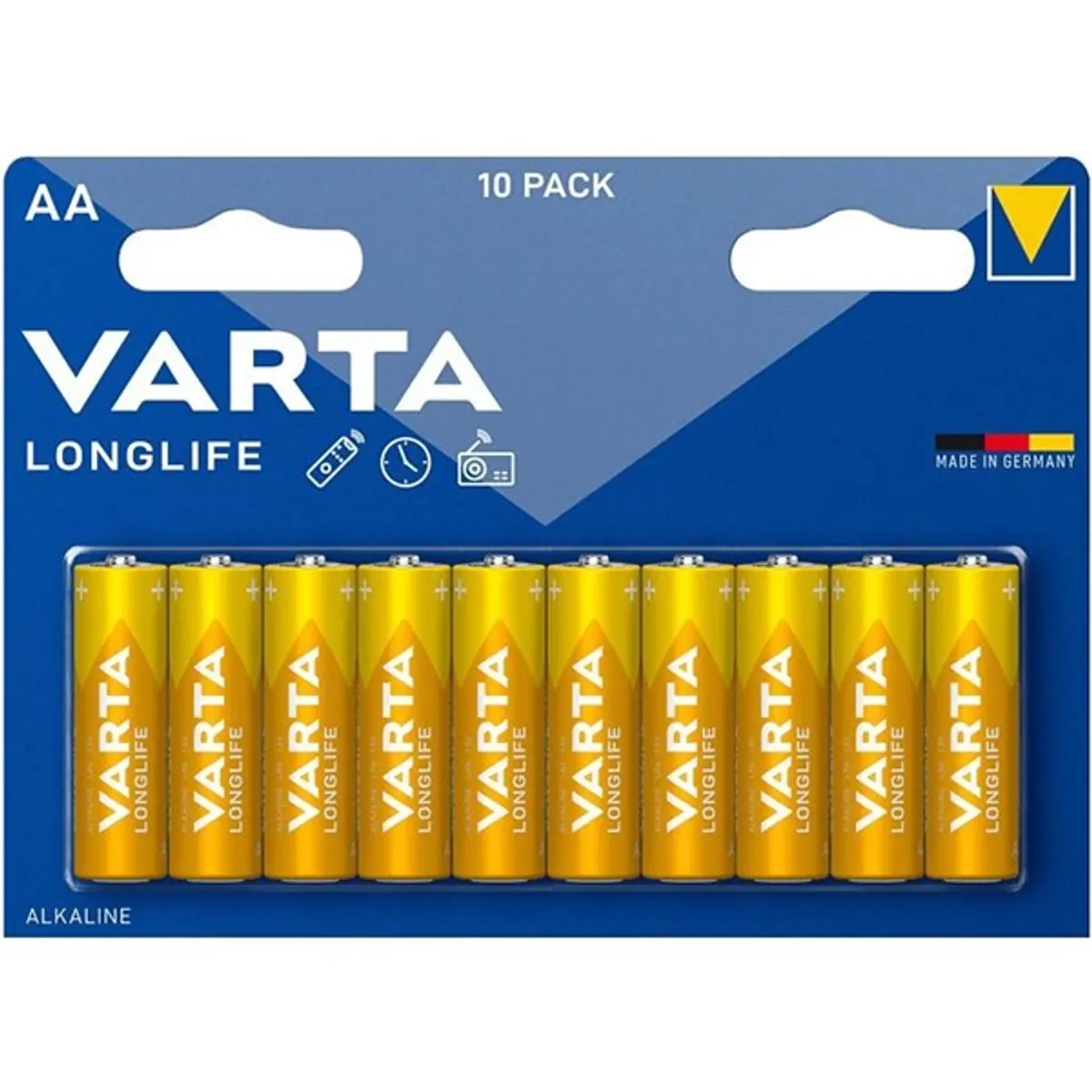 Varta 4106101461 Longlife AA alkáli ceruzaelem 10 db #1