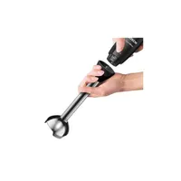 Bosch MSM2610B botmixer fekete 600 W levehető mixerszár 4-szárnyú nemesacél kés mérőpohár bpa mentes #2