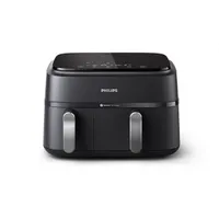 PHILIPS NA351/00 Dupla kosaras forrólevegős sütő 9 L fekete #2