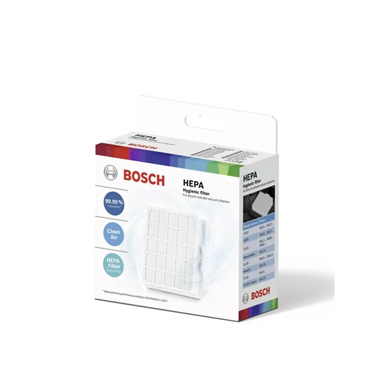 Bosch BBZ156HF HEPA higiéniai szűrő Bosch-kompatibilis hagyományos 1 db Fehér #5