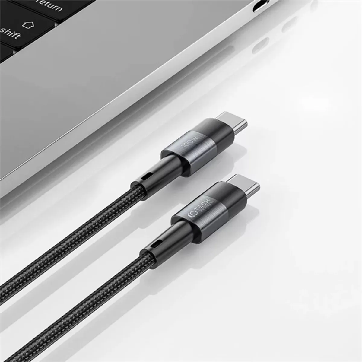 Haffner TP606058 USB-C kábel Fekete 300 cm adat- és töltőkábel #4